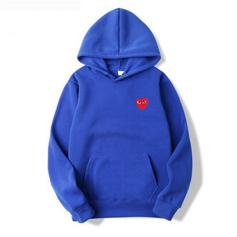 Hoodie met Geborduurd Hartdetail