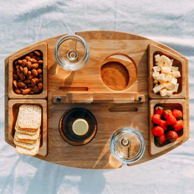 CheersTable – Houten Picknick- en Wijntafel