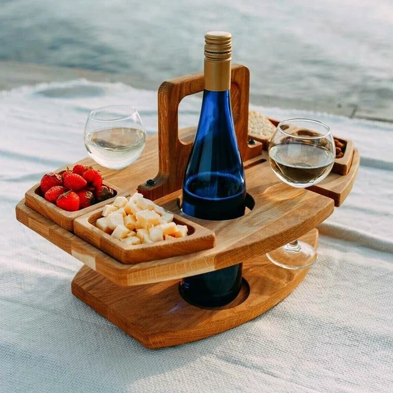 CheersTable – Houten Picknick- en Wijntafel