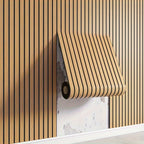 Zelfklevende 3D Wandpanelen PVC Houtlook