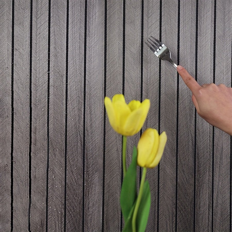 Zelfklevende 3D Wandpanelen PVC Houtlook
