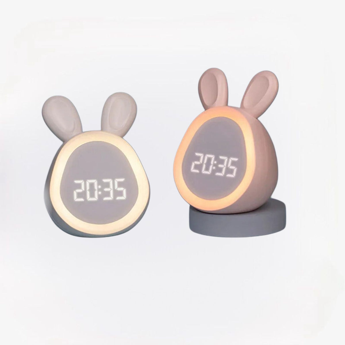 BunnyClock – Digitale Kinderwekker met Nachtlampje