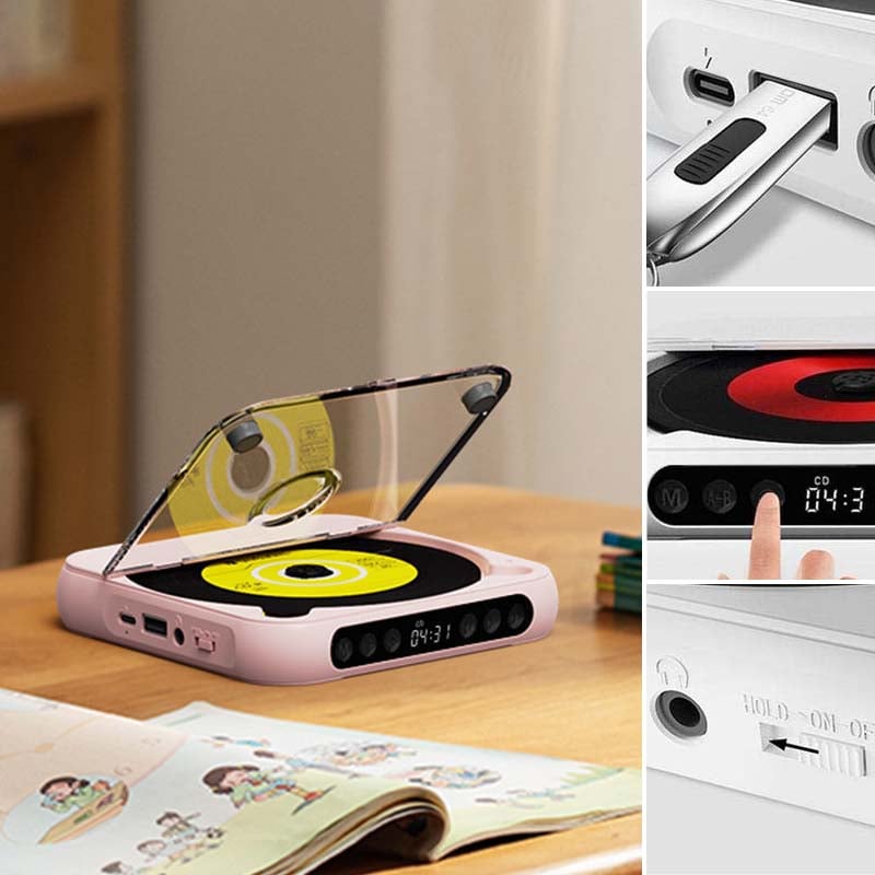 Compacte Draagbare Cd-Speler Met Bluetooth