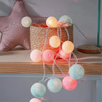 Decoratieve Lichtslinger Met Zachte Bolletjes