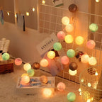 Decoratieve Lichtslinger Met Zachte Bolletjes