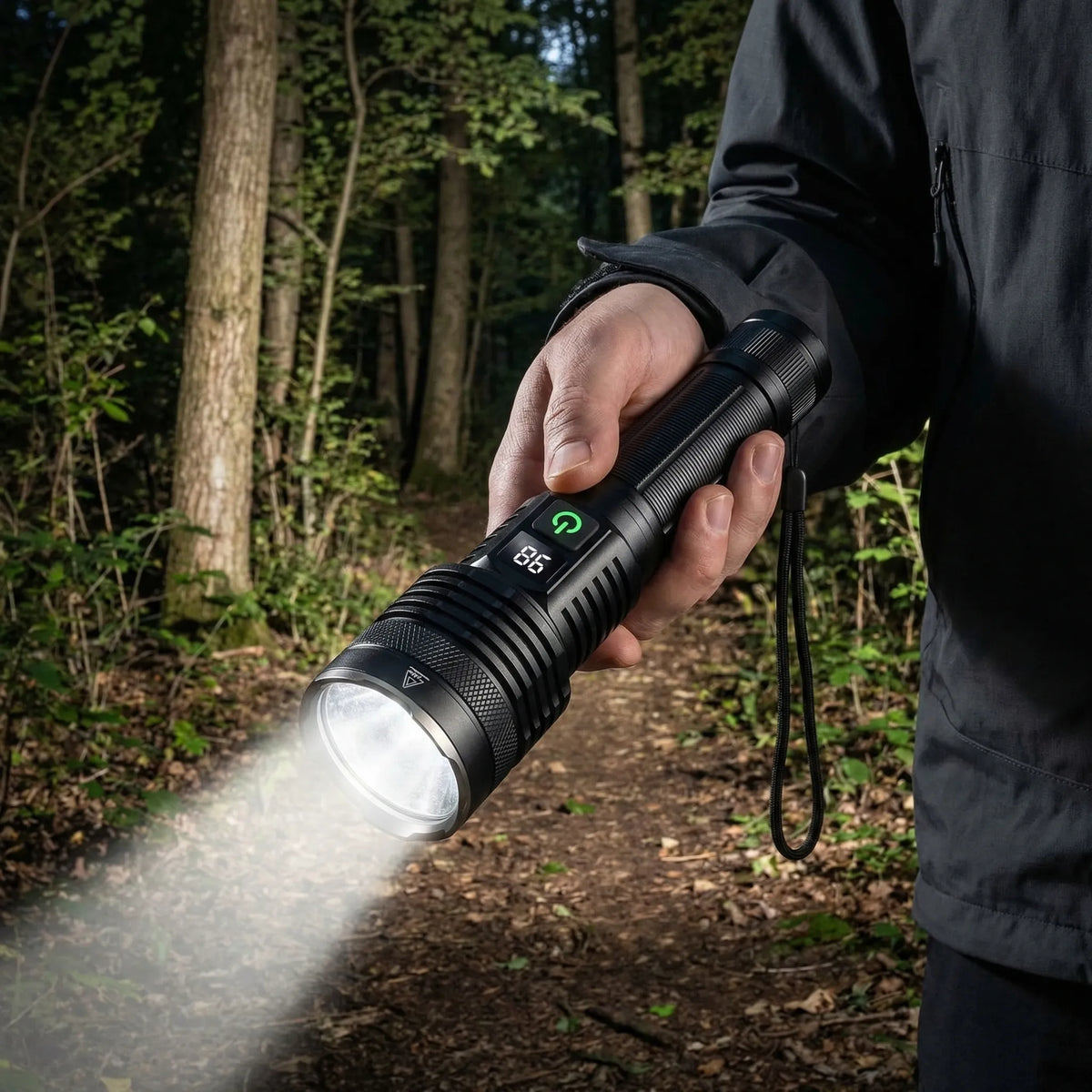 Oplaadbare Tactische Zaklamp Met Zoomfunctie
