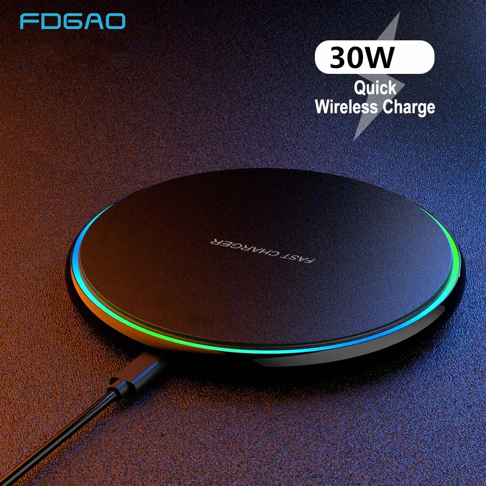 Snel Draadloos Oplaadpad Met USB-C Aansluiting