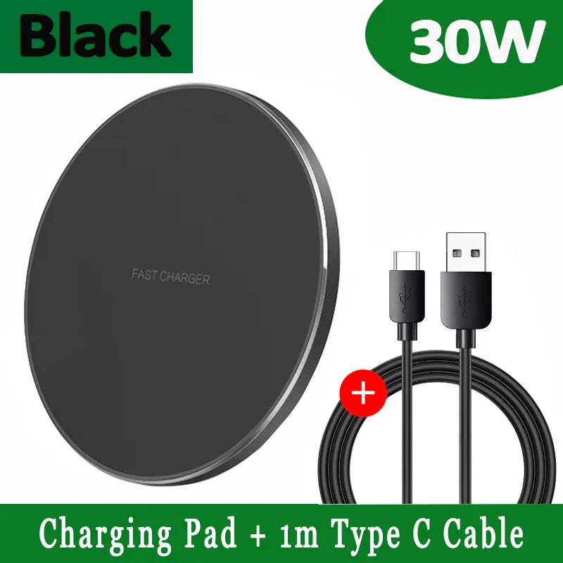 Snel Draadloos Oplaadpad Met USB-C Aansluiting