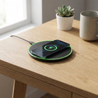 Snel Draadloos Oplaadpad Met USB-C Aansluiting