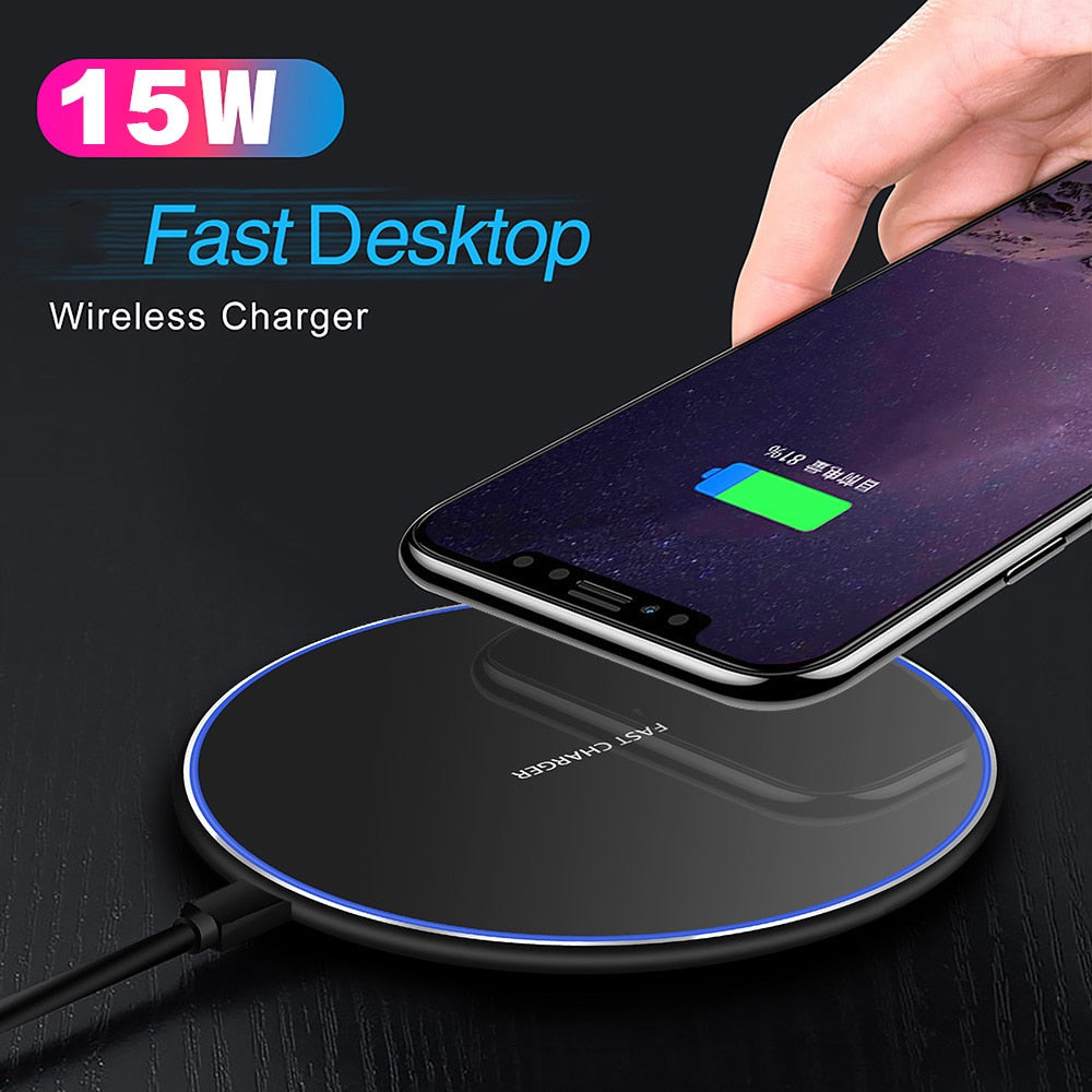 Snel Draadloos Oplaadpad Met USB-C Aansluiting