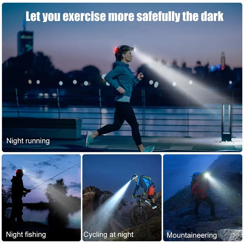 Verstelbare LED-Hoofdlamp Voor Buitenactiviteiten