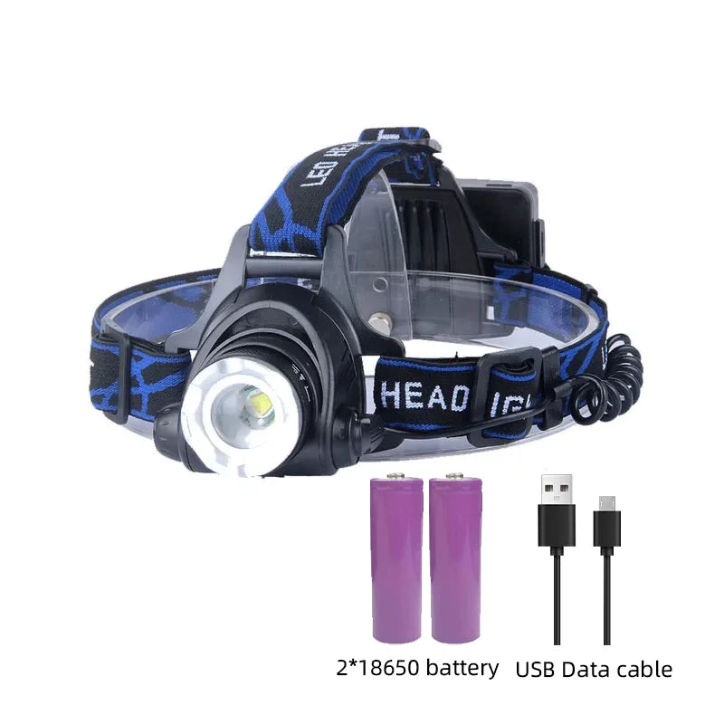 Verstelbare LED-Hoofdlamp Voor Buitenactiviteiten