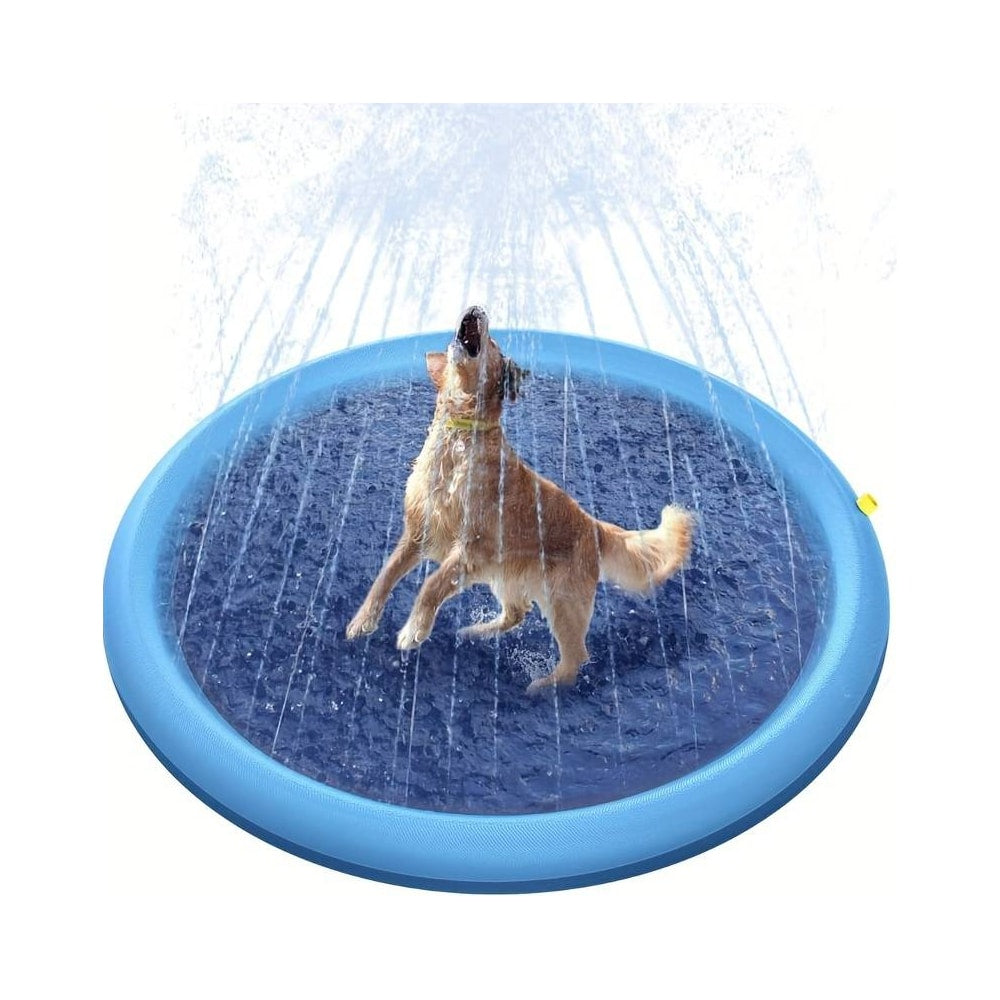 Hondensproeimat & Splash Pad - 100cm - Verfrissend Hondenzwembad